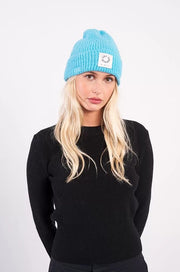 Molly Bracken Knitted Beanie Blue