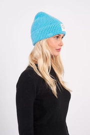 Molly Bracken Knitted Beanie Blue