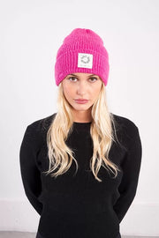 Molly Bracken Knitted Beanie Pink
