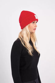 Molly Bracken Knitted Beanie Red