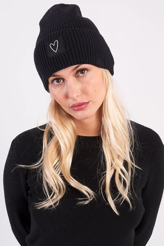 Molly Bracken Knitted Beanie Black