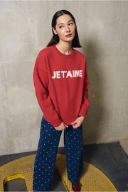 Molly Bracken Knitted Sweatshirt Red