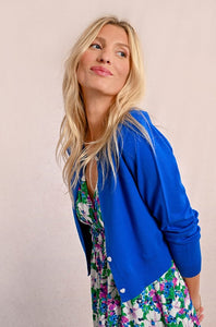 Molly Bracken Knitted Cardigan Royal Blue