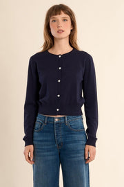Molly Bracken Knit Cardigan Navy