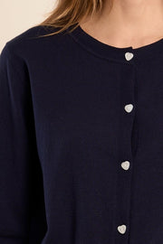 Molly Bracken Knit Cardigan Navy