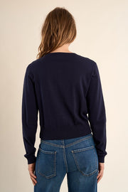 Molly Bracken Knit Cardigan Navy