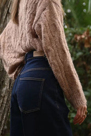 Molly Bracken High Waist Jeans Dark Denim