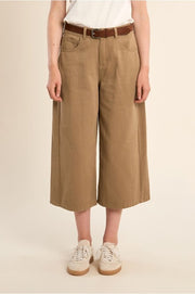 Molly Bracken Denim Culotte Khaki