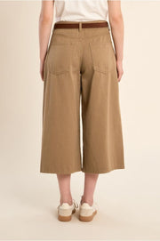 Molly Bracken Denim Culotte Khaki