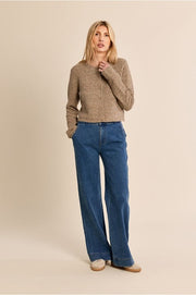 Molly Bracken Knit Cardigan Camel