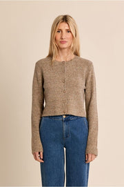 Molly Bracken Knit Cardigan Camel