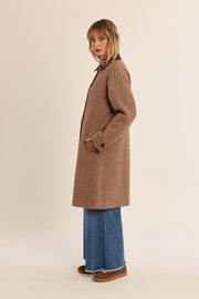 Molly Bracken Houndstooth Trench Coat