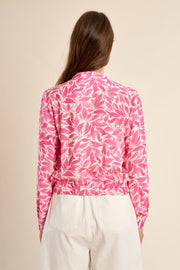 Molly Bracken Bomber Jacket Floral Pink