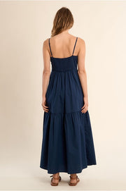 Molly Bracken Dress With Bow Detail Navy