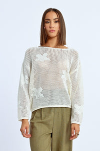 Molly Bracken Knitted Sweater Off-white