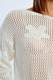 Molly Bracken Knitted Sweater Off-white