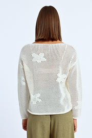 Molly Bracken Knitted Sweater Off-white