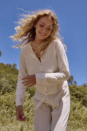 Molly Bracken Knit Cardigan Off-white