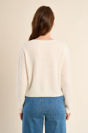 Molly Bracken Knit Cardigan Off-white