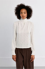 Molly Bracken Victorian Top White