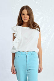 Molly Bracken Top White