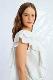 Molly Bracken Top White