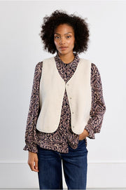 Molly Bracken Knit Vest Off-white