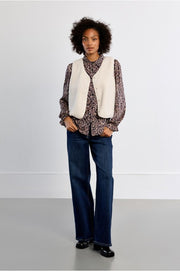 Molly Bracken Knit Vest Off-white
