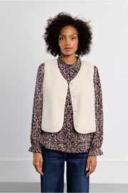 Molly Bracken Knit Vest Off-white