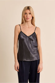Molly Bracken V-neck Cami Gun Metal