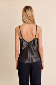 Molly Bracken V-neck Cami Gun Metal