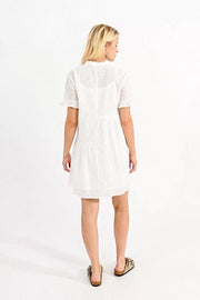 Molly Bracken Short Lace Dress White
