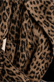 Molly Bracken Faux Fur Jacket Leo Print