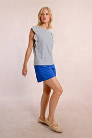 Molly Bracken Striped Tee White/Navy