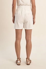 Molly Bracken Broderie Anglaise Shorts Off-white