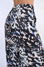 Molly Bracken Pants Black Abstract Print