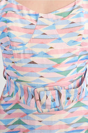 Molly Bracken Dress Geo Print Multi