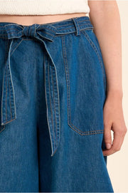 Molly Bracken Denim Shorts Mid Blue