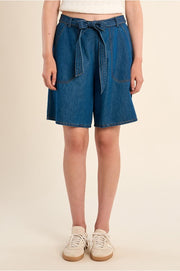 Molly Bracken Denim Shorts Mid Blue