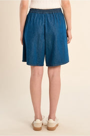 Molly Bracken Denim Shorts Mid Blue