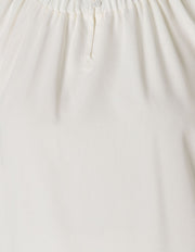 Blouse With Stand Collar Off-white