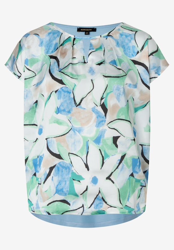 More & More Patch T-Shirt Floral Print