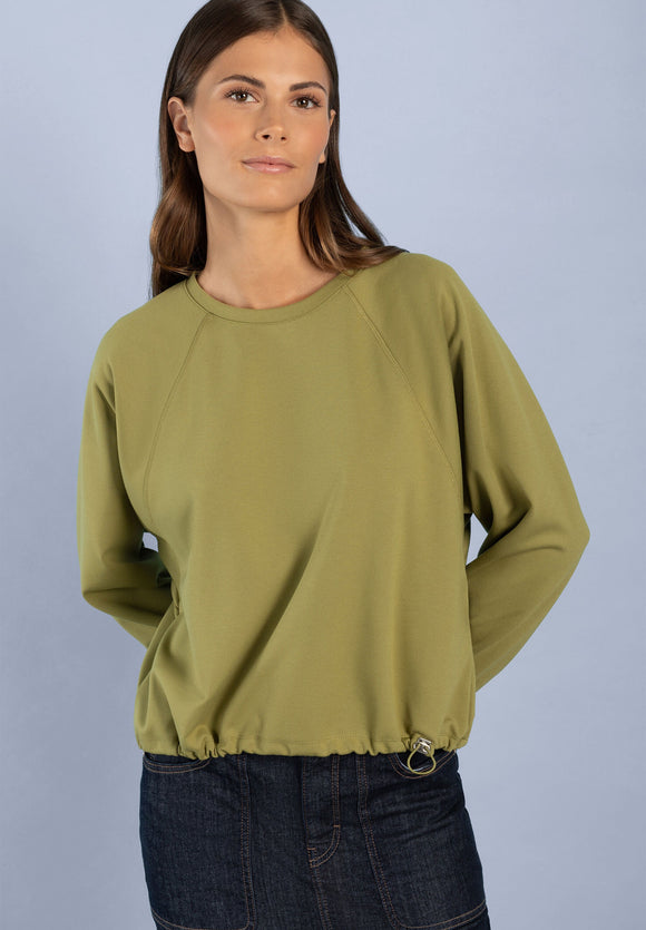 More & More Knit Sweatshirt Moss Green