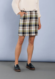 More & More Check Pattern Short Skirt Multi