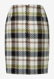 More & More Check Pattern Short Skirt Multi