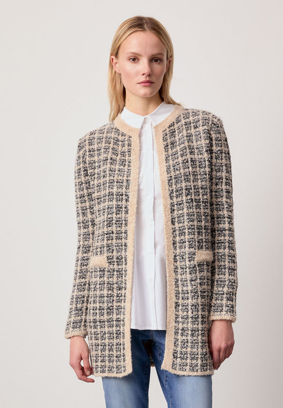 More & More Knit Check Boucle Jacket