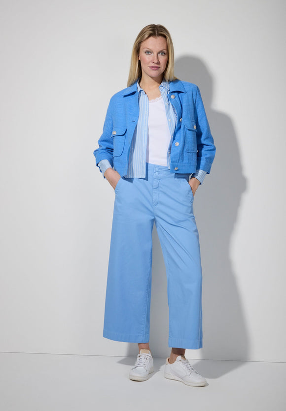 More & More Twill Stretch Trouser Spring Sky Blue