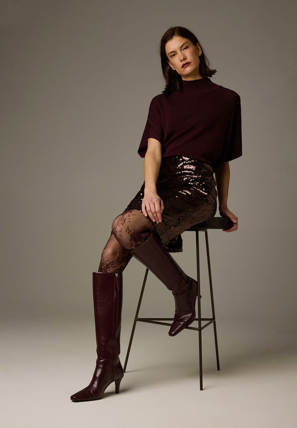 More & More Knit Pullover Ruby Orchid