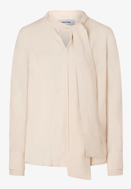 More & More Bow Blouse Powder Creme