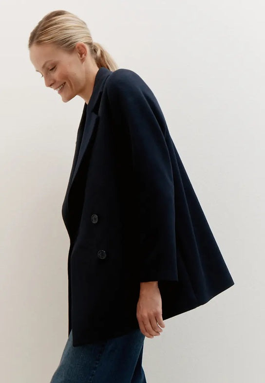 More & More Long Jacket Navy